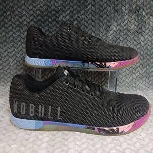 Nobull Outwork Black Midnight Palm Men's Trainer Sneakers Shoes Sz 11.5 Wmns 13